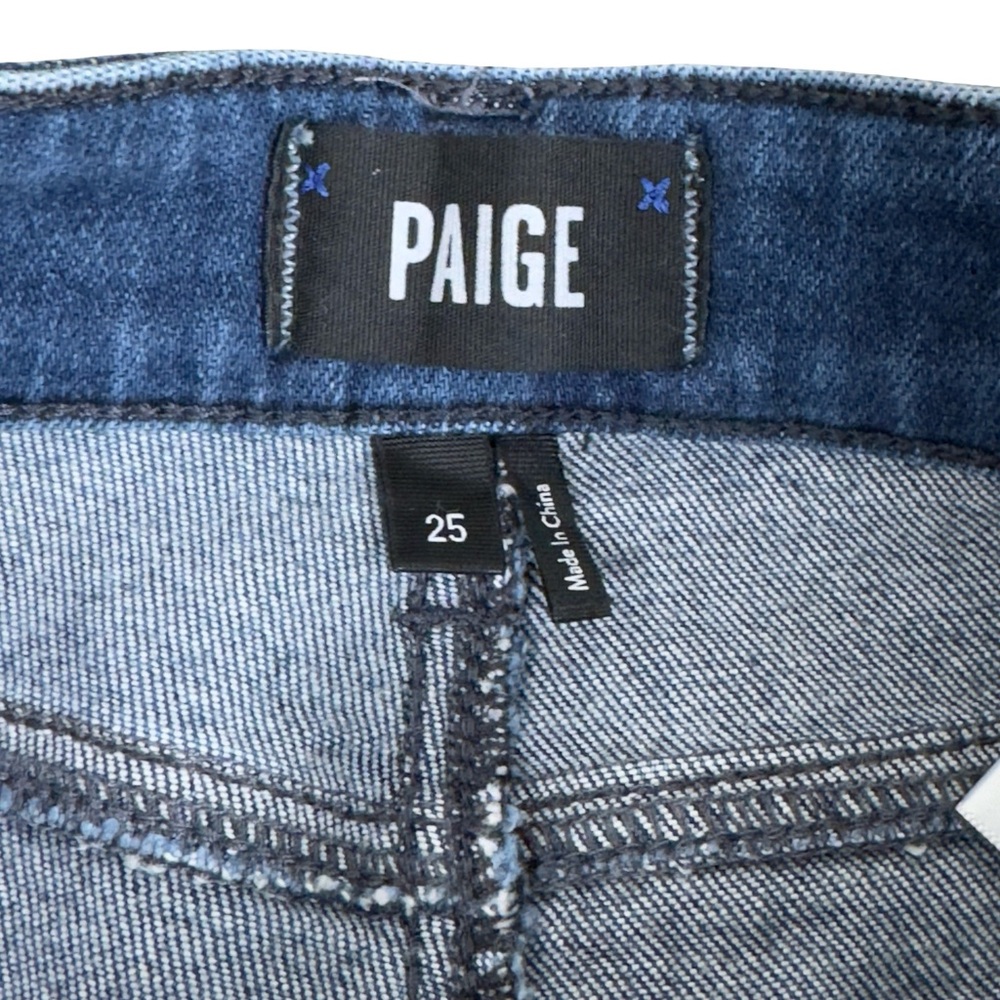 Paige Margot Ultra Skinny Denim Blue Jeans Women’s Size 25 Stretch - Picture 4 of 7